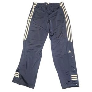 Adidas Mens Tracksuit Large Blue Tear Away Pants